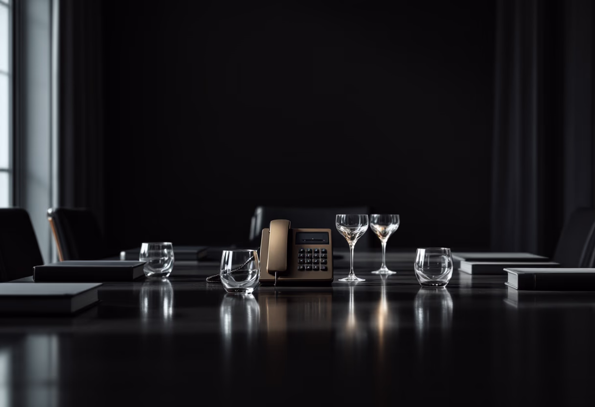 [background image] image of conference room (for a law firm)